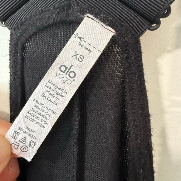 ALO Yoga Black Jumpsuit with Wide Straps - Picture 6 of 9